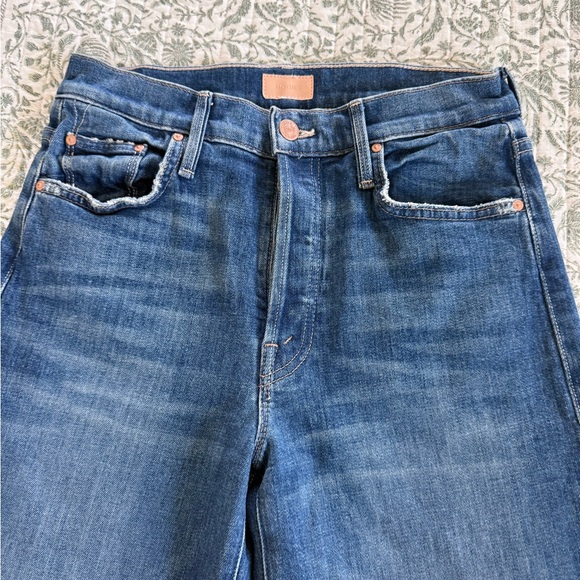 MOTHER The TomCat Roller Flare High-Rise Jeans 27 - Picture 5 of 9